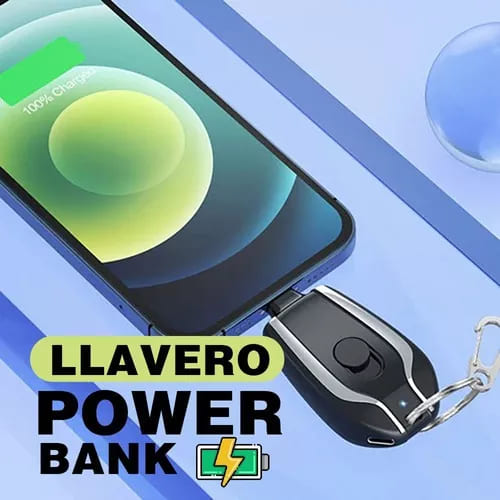 LLAVERO POWER BANK PORTÁTIL 🔋