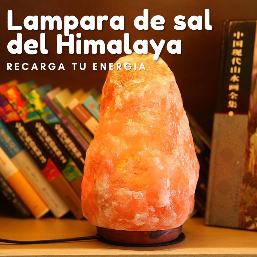 LÁMPARA CON SAL DEL HIMALAYA